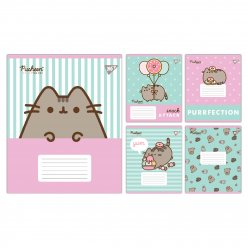 Зошит учнівський шкільний Yes Pusheen Candy А5 18 аркушів клітинка