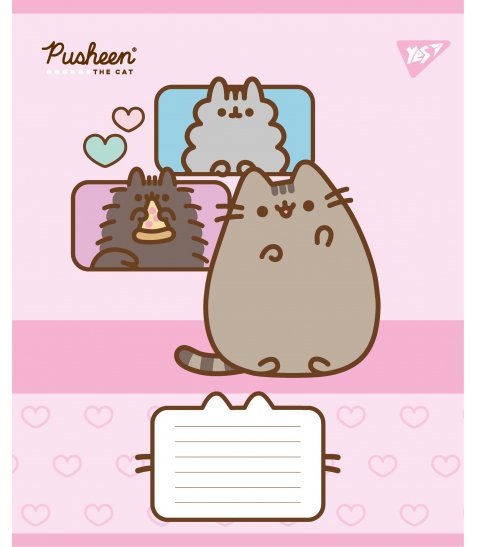 Зошит учнівський шкільний Yes Pusheen Funny А5 12 аркушів лінія