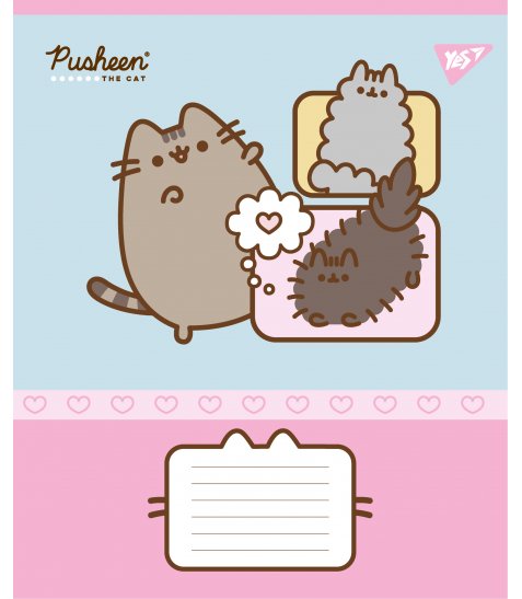 Зошит учнівський шкільний Yes Pusheen Funny А5 12 аркушів лінія