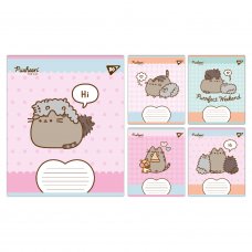 Зошит учнівський шкільний Yes Pusheen Weekend А5 12 аркушів клітинка