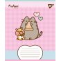 Зошит учнівський шкільний Yes Pusheen Weekend А5 12 аркушів коса лінія