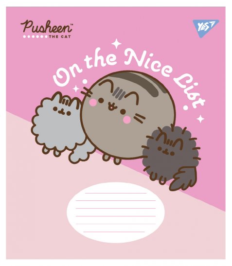 Зошит учнівський шкільний Yes Pusheen The Cat А5 12 аркушів лінія