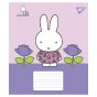 Зошит учнівський шкільний Yes Miffy Spring А5 12 аркушів коса лінія