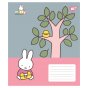 Зошит учнівський шкільний Yes Miffy Spring А5 12 аркушів коса лінія