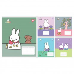 Зошит учнівський шкільний Yes Miffy Spring А5 18 аркушів клітинка