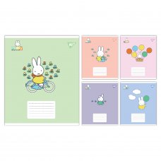 Зошит учнівський шкільний Yes Miffy Playfull А5 12 аркушів лінія