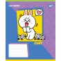 Зошит учнівський шкільний Yes Line Friends Funny А5 12 аркушів коса лінія