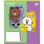 Зошит учнівський шкільний Yes Line Friends Funny А5 12 аркушів коса лінія