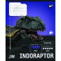 Зошит учнівський шкільний Yes JURASSIC WORLD Strength and Power А5 12 аркушів клітинка
