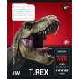 Зошит учнівський шкільний Yes JURASSIC WORLD Strength and Power А5 12 аркушів клітинка