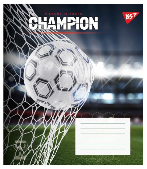 Зошит учнівський шкільний Yes Champion А5 12 аркушів лінія