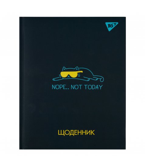 Щоденник шкільний YES твердий Not today