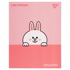 Щоденник шкільний YES інтегральний Line Friends. Cony