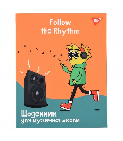 Щоденник для музичної школи YES Інтегральний Follow the rhythm