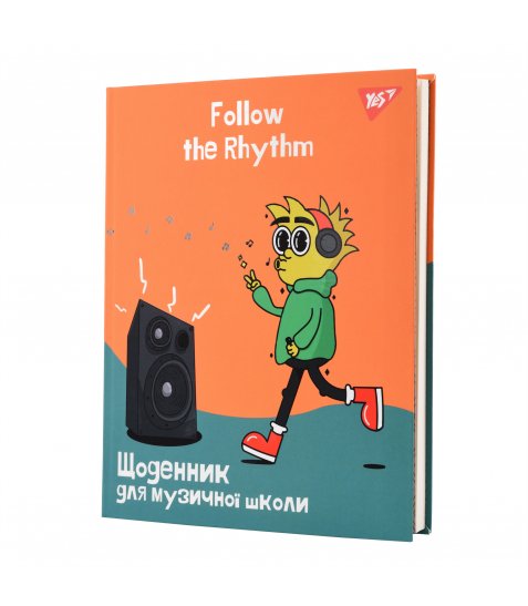 Щоденник для музичної школи YES Інтегральний Follow the rhythm