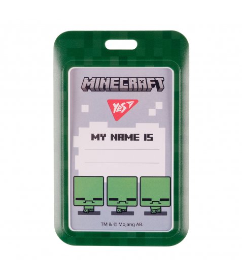 Бейдж вертикальний Yes Minecraft слайдер