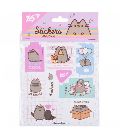 Набір наліпок-стікерів Yes Pusheen